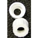 Chromatography Research Supplies 8 mm White Screw Cap (100/pk)